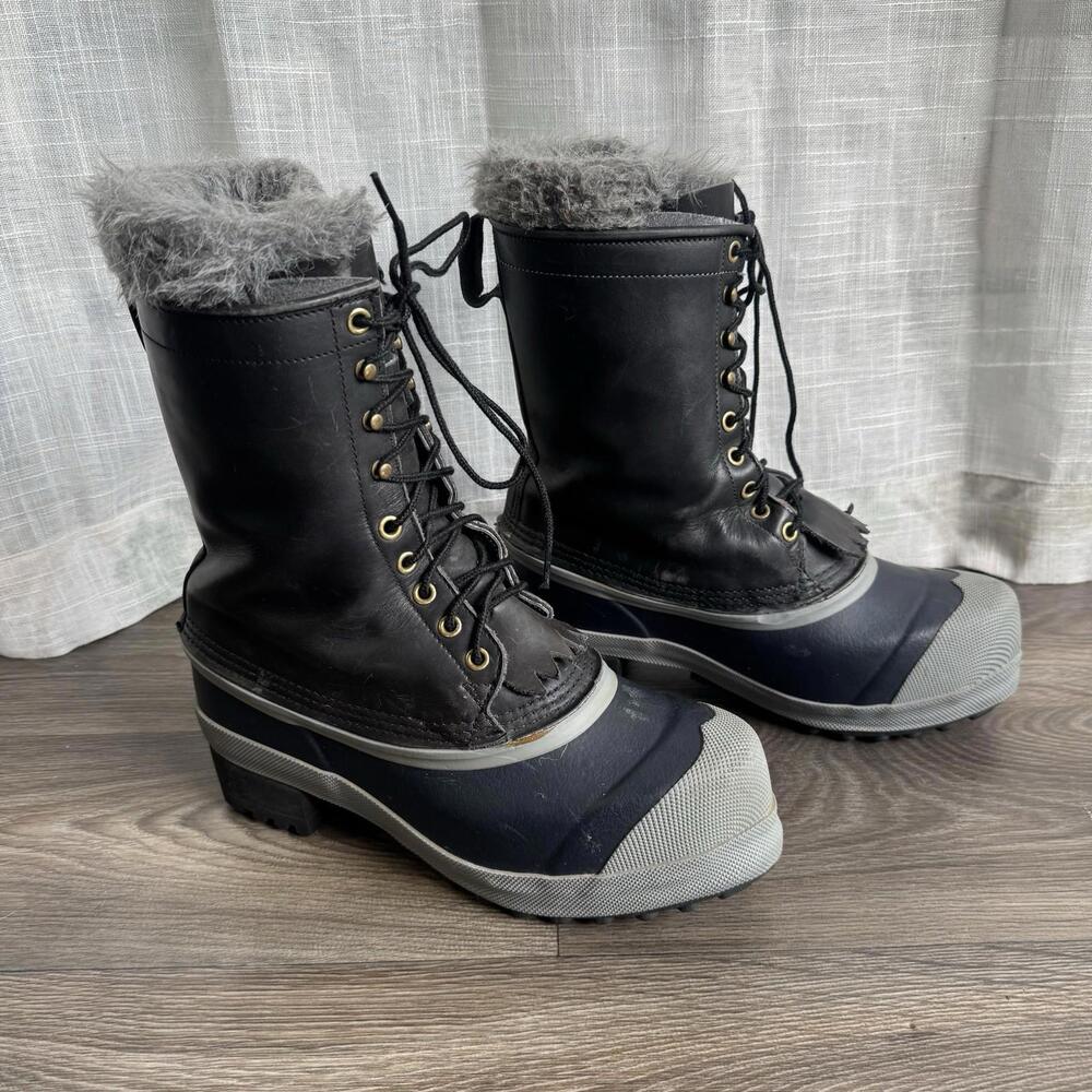 White’s‎ Boots Men’s 6 PAC Snow Boots Wool Lined Waterproof Leather Made USA